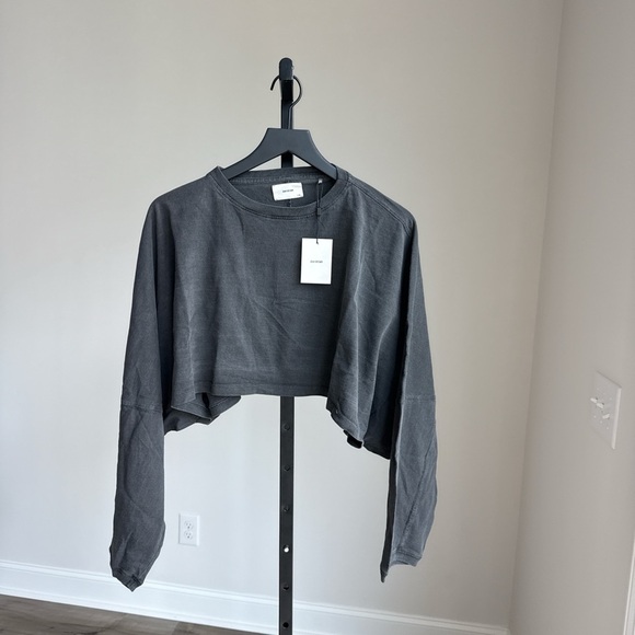 NWT Joah Brown slouchy crop long sleeve S/M - Picture 1 of 2